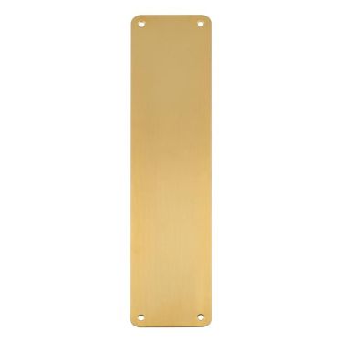 Click Here To Enlarge This Photo Of FPP1350SPVD - Carlisle Brass Eurospec Finger Plate 350 x 75mm (Plain) Satin Brass PVD