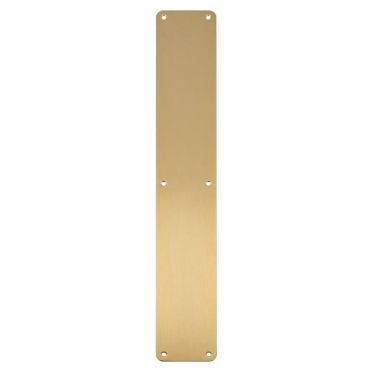 Click Here To Enlarge This Photo Of FPP1500SPVD - Carlisle Brass Eurospec Finger Plate 500 x 75mm (Plain) Satin Brass PVD