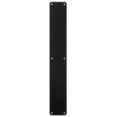 Click Here To Enlarge This Photo Of FPP1500MB - Carlisle Brass Eurospec Finger Plate 500 x 75mm (Plain) Matt Black