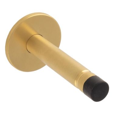 Click Here To Enlarge This Photo Of HCH1018SPVD - Carlisle Brass Eurospec 90 x 15mm Dia Buffered Coat Hook on Rose Satin Brass PVD