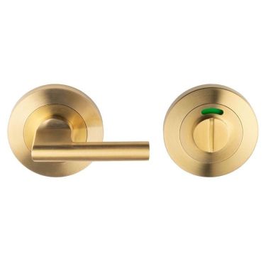 Click Here To Enlarge This Photo Of SWT1025-ISPVD - Carlisle Brass Eurospec Large Disabled Turn & Indicator Coin Release Satin Brass PVD