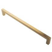 SSM1445SPVD - Carlisle Brass Eurospec 300mm x 19mm Square Mitred Pull Handle (G304) Satin Brass PVD