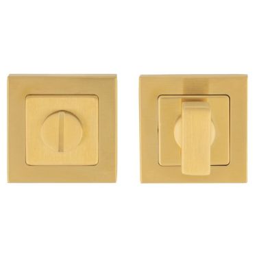 Click Here To Enlarge This Photo Of SST1415SPVD - Carlisle Brass Eurospec Square Thumbturn & Release on 52 x 8mm Square Rose Satin Brass PVD