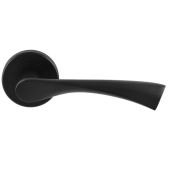 SZR020MB - Carlisle Brass Serozzetta 'Venti' Lever on Rose - Matt Black