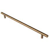 FTD445FAB - Carlisle Brass Fingertip Design 12mm Steel T-Bar Handle (288mm c/c) 348mm Antique Brass