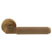 EUL060AB - Carlisle Brass 'Terazzo' Lever On Round Rose - Antique Brass