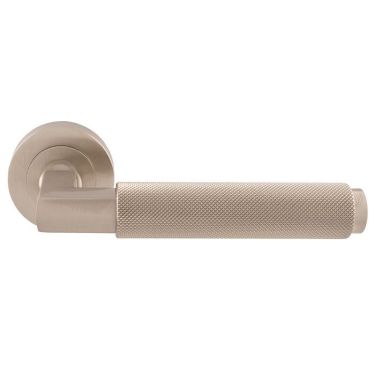 Click Here To Enlarge This Photo Of EUL060SN - Carlisle Brass 'Terazzo' Lever On Round Rose - Satin Nickel