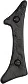 TC355 1 M.Marcus The Tudor Collection Numeral 1 - 4" Black Iron