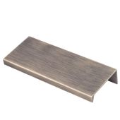 FTD302BAB - Carlisle Brass Fingertip Design 100mm Squared Edge Pull - Antique Brass