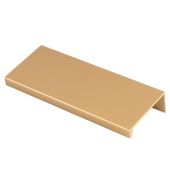 FTD302BSB - Carlisle Brass Fingertip Design 100mm Squared Edge Pull - Satin Brass