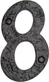 TC355 8 M.Marcus The Tudor Collection Numeral 8 - 4" Black Iron