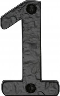 Click Here To Enlarge This Photo Of TC356 1 M.Marcus The Tudor Collection Numeral 1 - 3" Black Iron