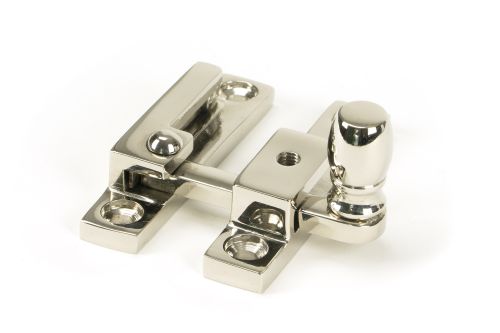 Click Here To Enlarge This Photo Of 45998 From the Anvil Polished Nickel Mushroom Quadrant Fastener - Narrow