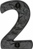 TC356 2 M.Marcus The Tudor Collection Numeral 2 - 3" Black Iron