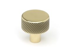 46815 From the Anvil Aged Brass Brompton Cabinet Knob - 25mm (No rose)