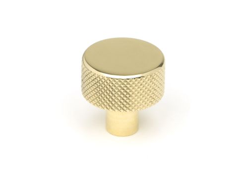 Click Here To Enlarge This Photo Of 46820 From the Anvil Polished Brass Brompton Cabinet Knob - 25mm (No rose)