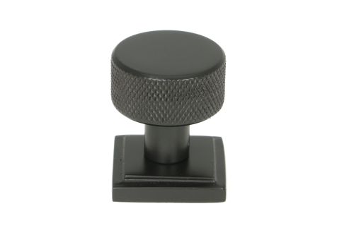 Click Here To Enlarge This Photo Of 46829 From the Anvil Aged Bronze Brompton Cabinet Knob - 25mm (Square)