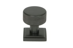 46829 From the Anvil Aged Bronze Brompton Cabinet Knob - 25mm (Square)