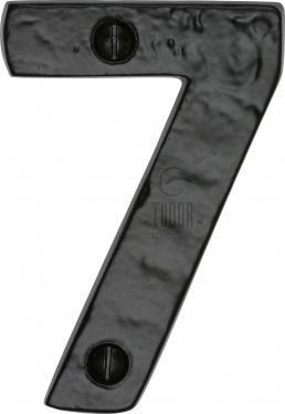 Click Here To Enlarge This Photo Of TC356 7 M.Marcus The Tudor Collection Numeral 7 - 3" Black Iron