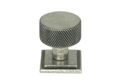 46845 From the Anvil Pewter Brompton Cabinet Knob - 25mm (Square)
