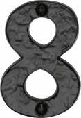 TC356 8 M.Marcus The Tudor Collection Numeral 8 - 3" Black Iron