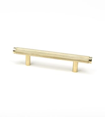 Click Here To Enlarge This Photo Of 46852 From the Anvil Polished Brass Full Brompton Pull Handle - Small 96mm c/c
