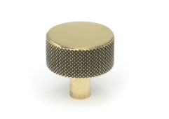 46855 From the Anvil Aged Brass Brompton Cabinet Knob - 32mm (No rose)