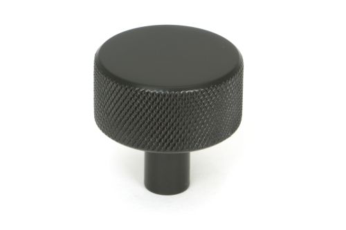Click Here To Enlarge This Photo Of 46867 From the Anvil Aged Bronze Brompton Cabinet Knob - 32mm (No rose)