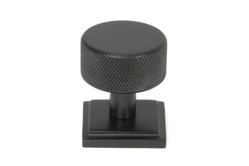 Click Here To Enlarge This Photo Of 46869 From the Anvil Aged Bronze Brompton Cabinet Knob - 32mm (Square)