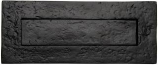 TC365 254 M.Marcus The Tudor Collection Letterplate 10" Black Iron