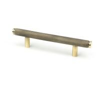 46894 From the Anvil Aged Brass Full Brompton Pull Handle - Small 96mm c/c