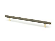 46896 From the Anvil Aged Brass Full Brompton Pull Handle - Large 224mm c/c