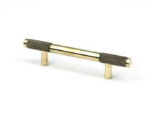 46924 From the Anvil Aged Brass Half Brompton Pull Handle - Small 96mm c/c