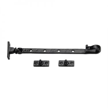 Click Here To Enlarge This Photo Of TC380 305 M.Marcus The Tudor Collection Casement Window Stay 12" Black Iron