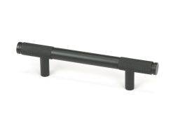 46942 From the Anvil Matt Black Half Brompton Pull Handle - Small 96mm c/c