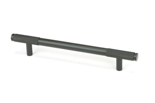 Click Here To Enlarge This Photo Of 46943 From the Anvil Matt Black Half Brompton Pull Handle - Medium 160mm c/c