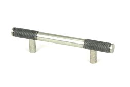 46945 From the Anvil Pewter Half Brompton Pull Handle - Small 96mm c/c