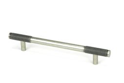 46946 From the Anvil Pewter Half Brompton Pull Handle - Medium 160mm c/c