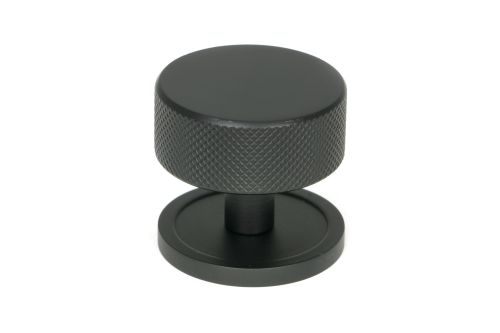 Click Here To Enlarge This Photo Of 47084 From the Anvil Matt Black Brompton Cabinet Knob - 38mm (Plain)