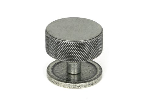 Click Here To Enlarge This Photo Of 47088 From the Anvil Pewter Brompton Cabinet Knob - 38mm (Plain)