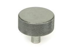 47089 From the Anvil Pewter Brompton Cabinet Knob - 38mm (No rose)
