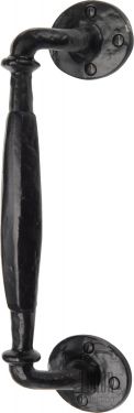 Click Here To Enlarge This Photo Of TC384 M.Marcus The Tudor Collection Door Pull Handle Offset Black Iron