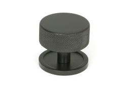 47149 From the Anvil Aged Bronze Brompton Cabinet Knob - 38mm (Plain)
