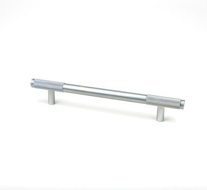 Click Here To Enlarge This Photo Of 47151 From the Anvil Satin Chrome Half Brompton Pull Handle - Medium 160mm c/c