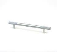 47151 From the Anvil Satin Chrome Half Brompton Pull Handle - Medium 160mm c/c