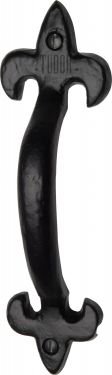 Click Here To Enlarge This Photo Of TC385 128 M.Marcus M.Marcus The Tudor Collection Door Pull Handle 5" Black Iron