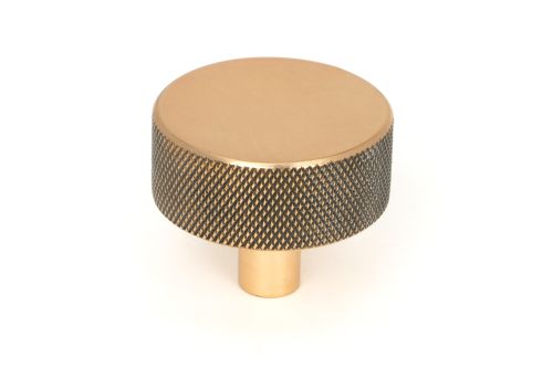 Click Here To Enlarge This Photo Of 47154 From the Anvil Polished Bronze Brompton Cabinet Knob - 38mm (No rose)