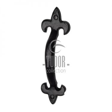 Click Here To Enlarge This Photo Of TC385 175 M.Marcus he Tudor Collection Door Pull Handle 6" Black Iron