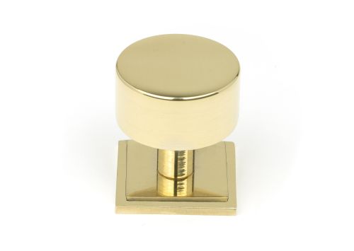 Click Here To Enlarge This Photo Of 50297 From the Anvil Polished Brass Kelso Cabinet Knob - 32mm (Square)