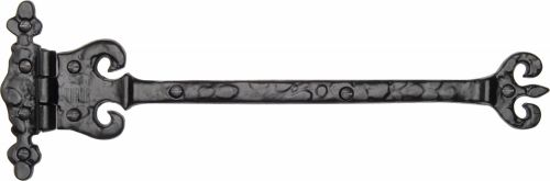 Click Here To Enlarge This Photo Of TC415 M.Marcus The Tudor Collection Ornate Coronate Hinge Black Iron